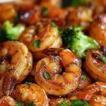 high-Protein Honey Garlic Shrimp