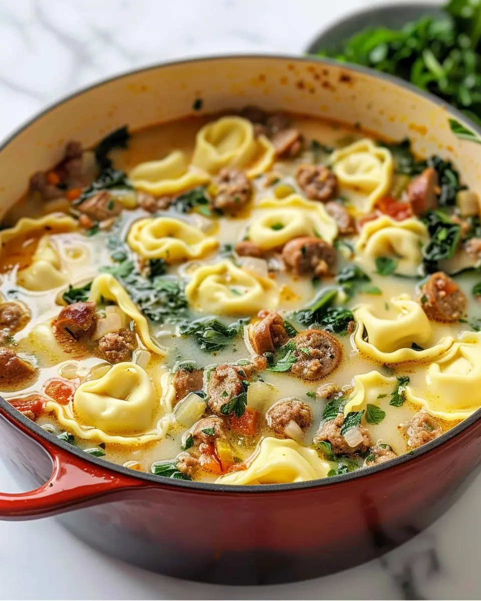 Sausage Tortellini Soup: A Cozy and Indulgent Weeknight Delight