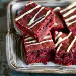 Easy One Bowl Fudgy Red Velvet Brownies Recipe