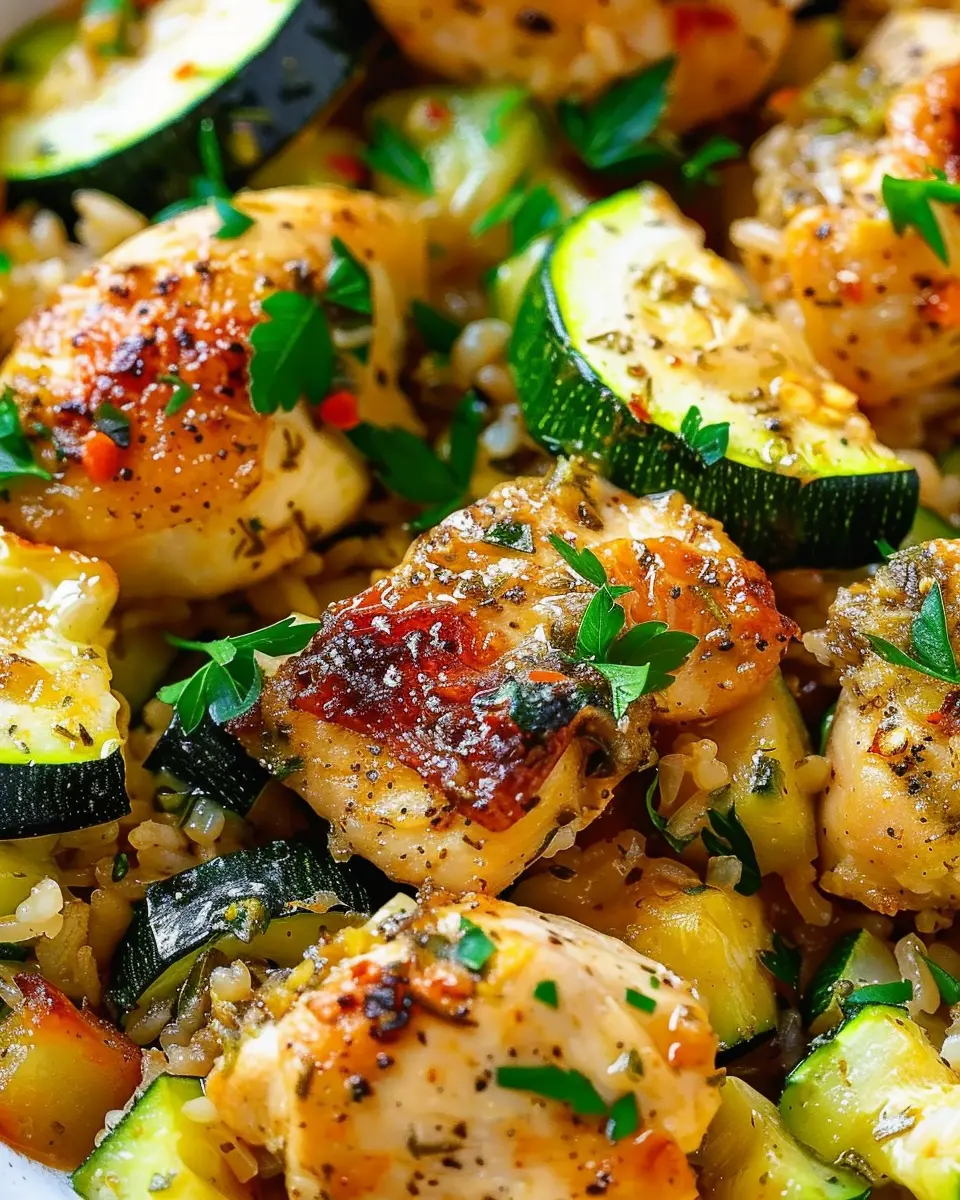Easy Baked Chicken and Zucchini Recipe for a Juicy Dinner Delight