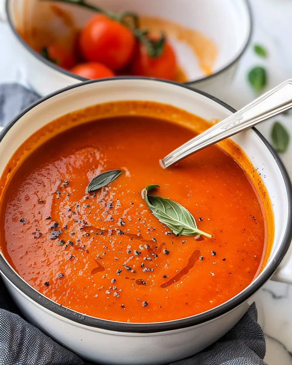 Homemade Tomato Soup: The Best Comforting Recipe with Turkey Bacon