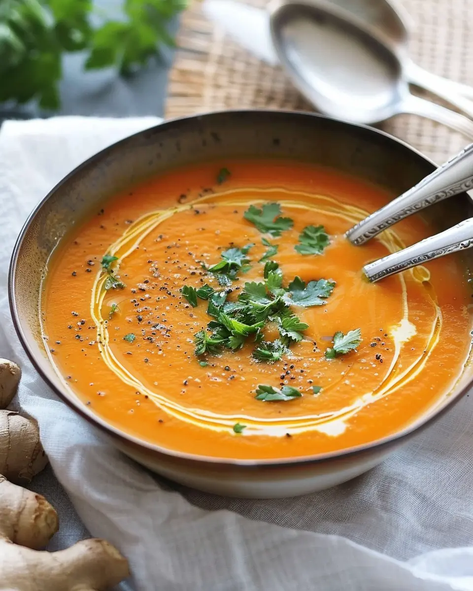 Carrot and ginger soup: The best cozy recipe for homemade warmth
