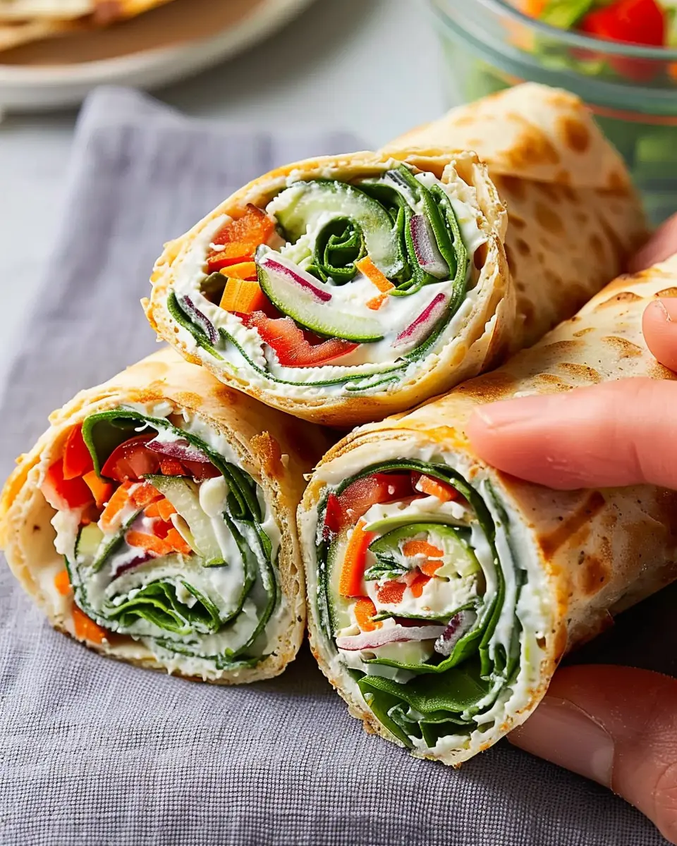 Cream Cheese Veggie Roll-Up: Easy &amp; Delicious Twist for All