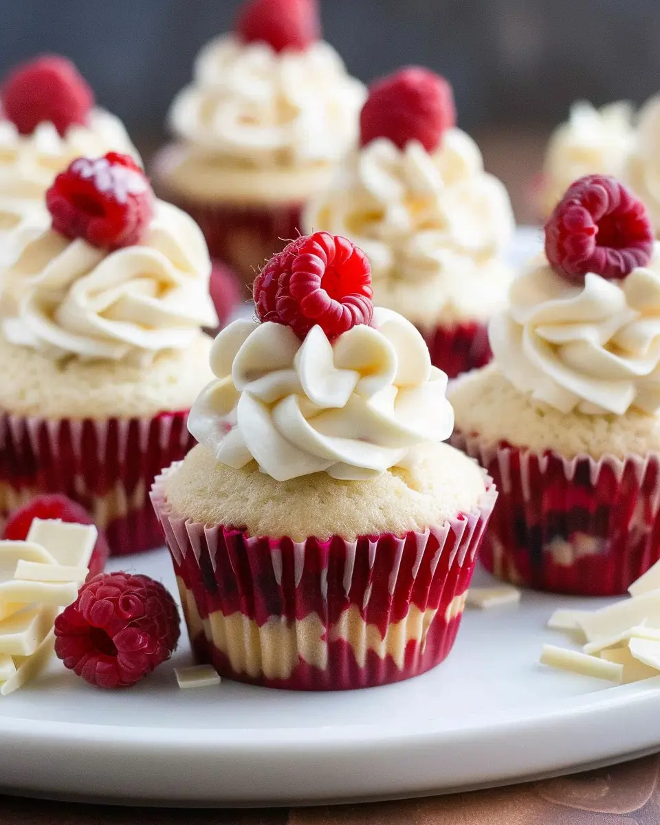 White Chocolate Raspberry Cupcakes: The Best Homemade Treats