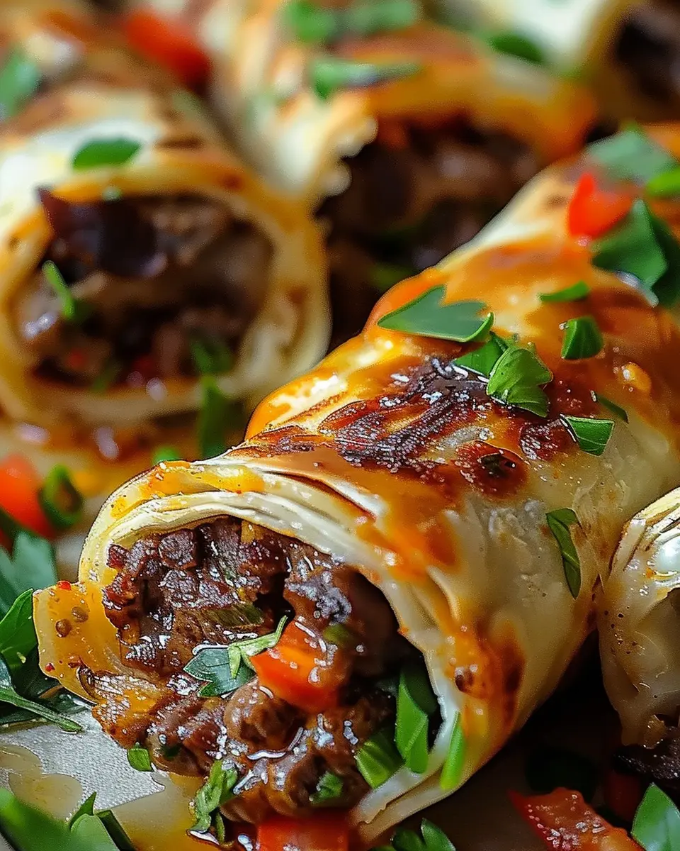 Keto Philly Cheesesteak Roll-Ups: Easy Recipe with Turkey Bacon