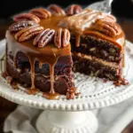 Salted Caramel and Pecan Chocolate Cake