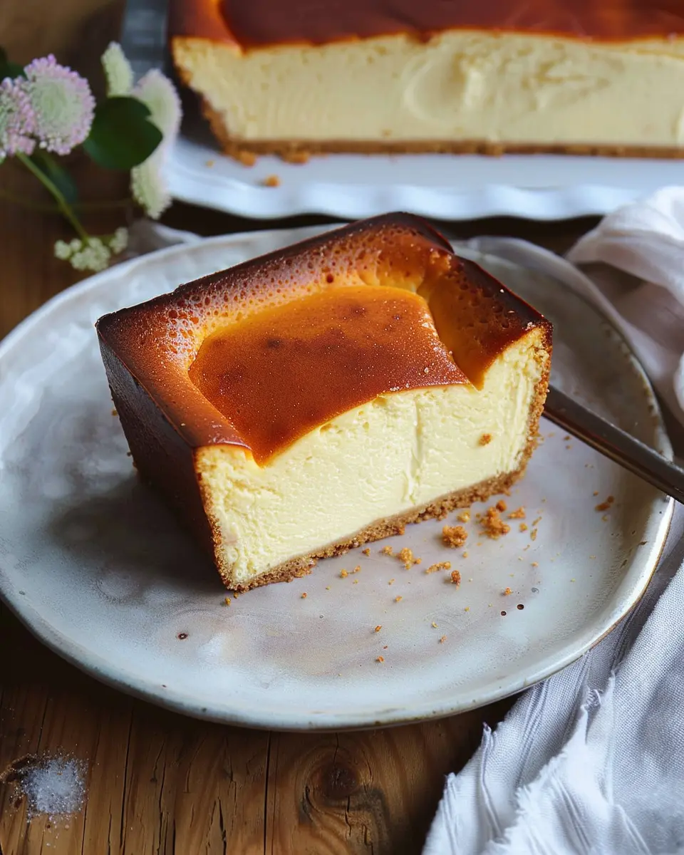 Loaf Pan Basque Cheesecake: Easy Indulgence at Home