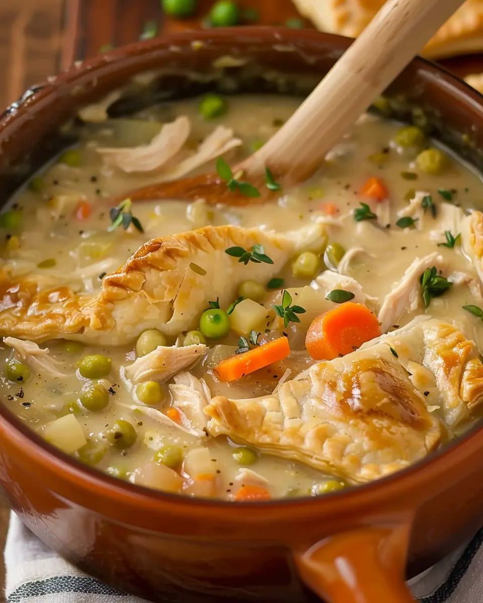 Chicken Pot Pie Soup: The Best Comforting Recipe with Turkey Bacon