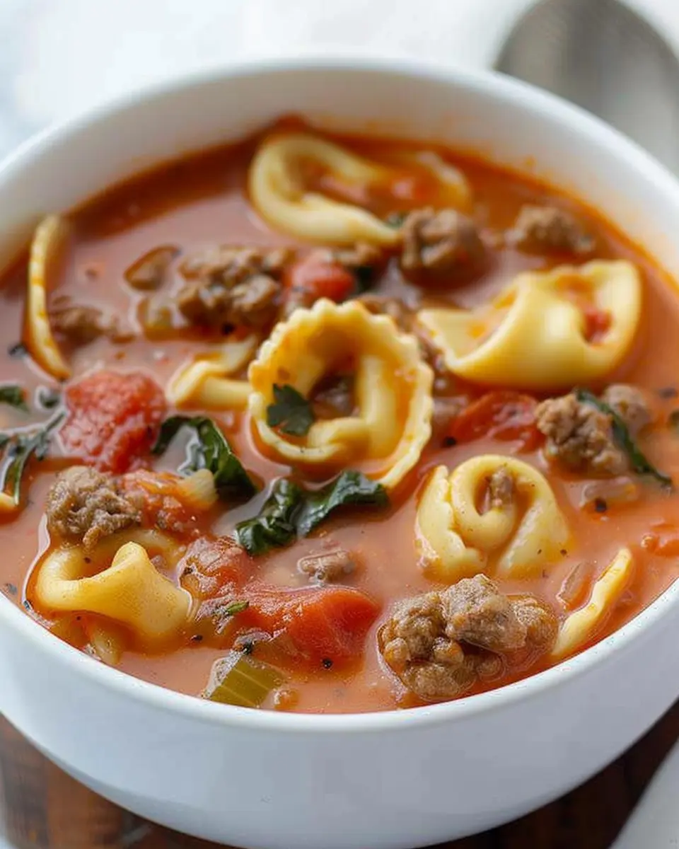 Sausage and Tortellini Soup: A Comforting and Easy Delight