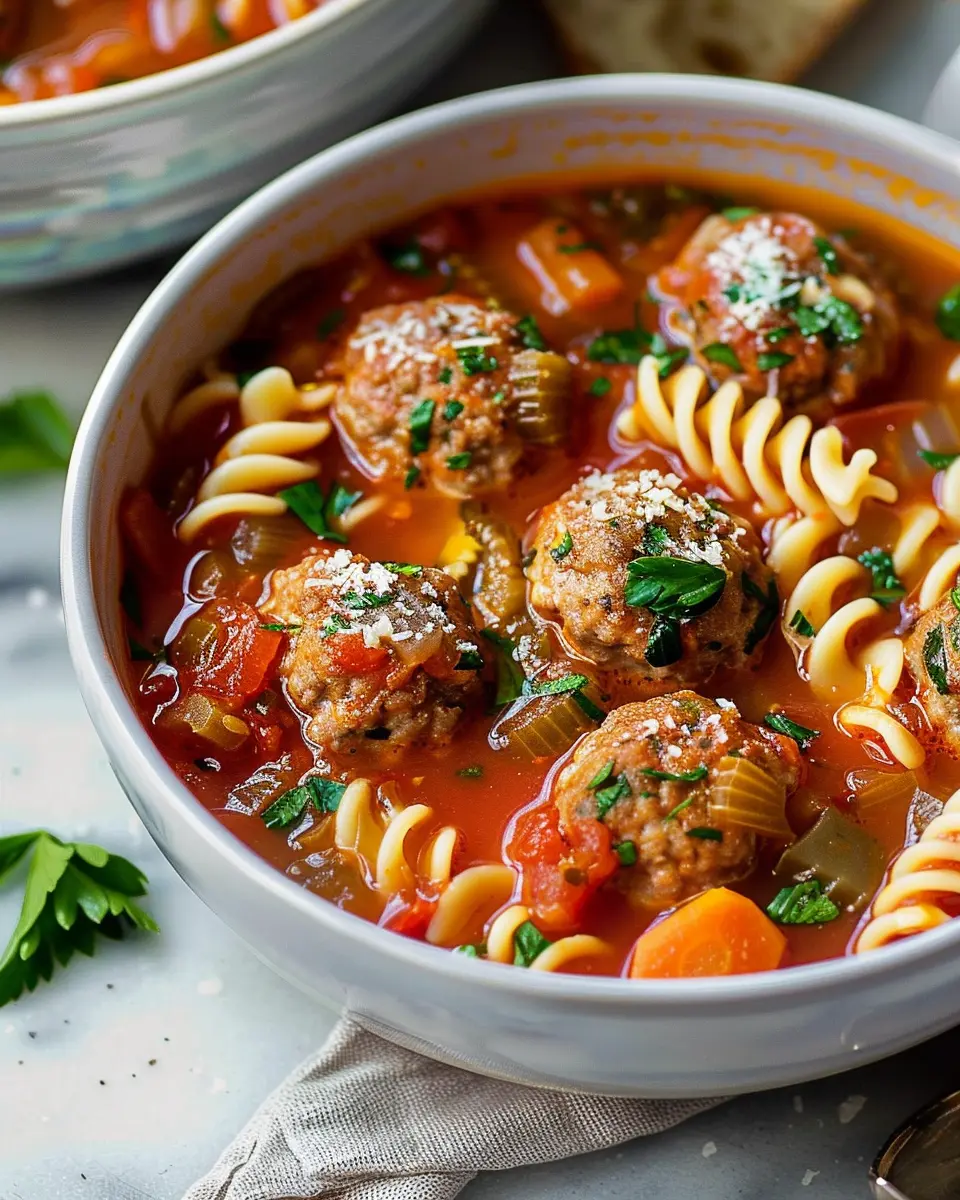 Italian Meatball Soup: A Cozy, Hearty Twist with Turkey Bacon