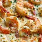Creamy Garlic Shrimp With Parmesan