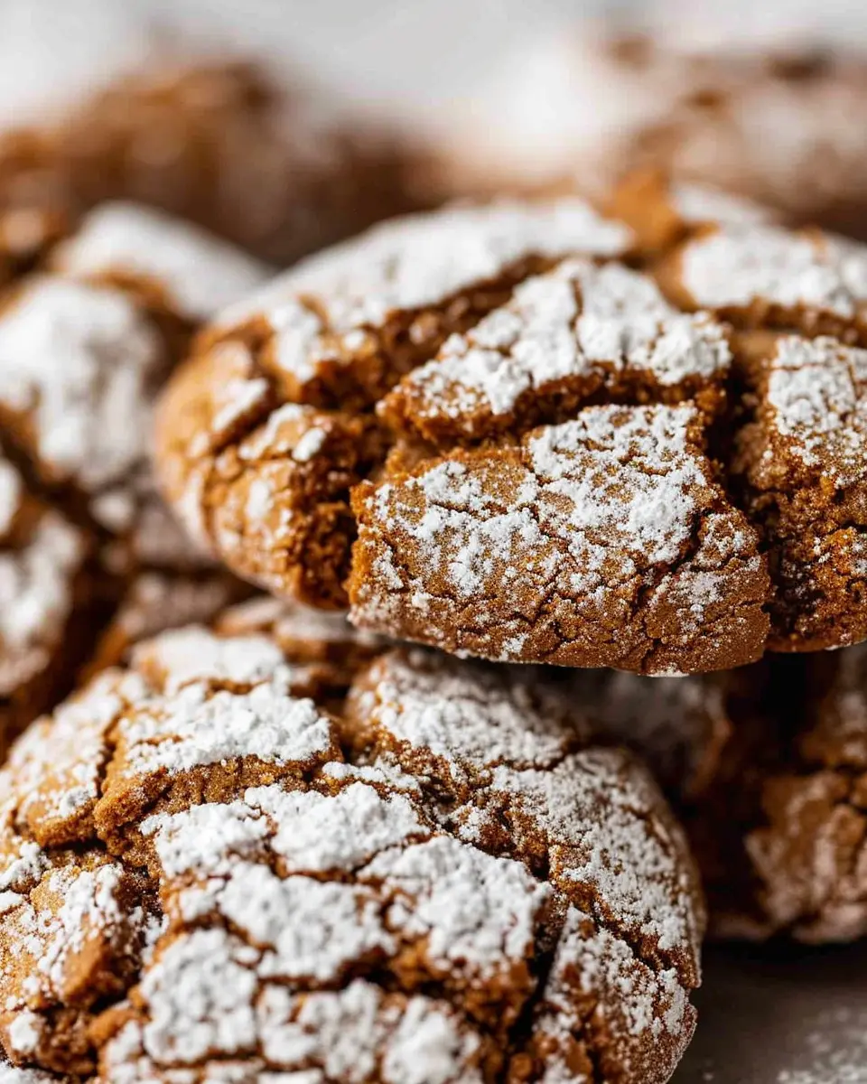 Gingerbread Crinkle Cookies: Easy Irresistible Holiday Treats