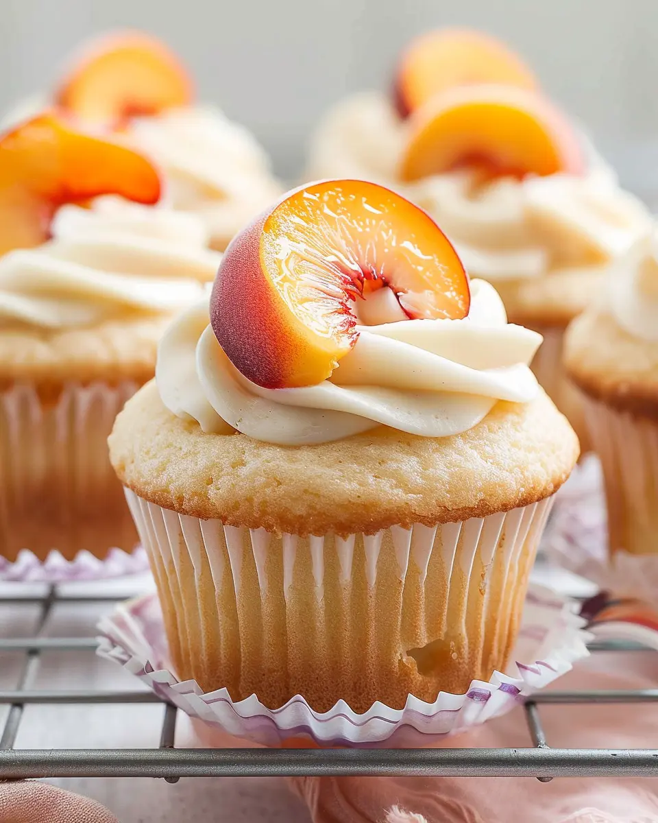 Peach Cupcakes: Indulgent Treats for Sweet Summer Days