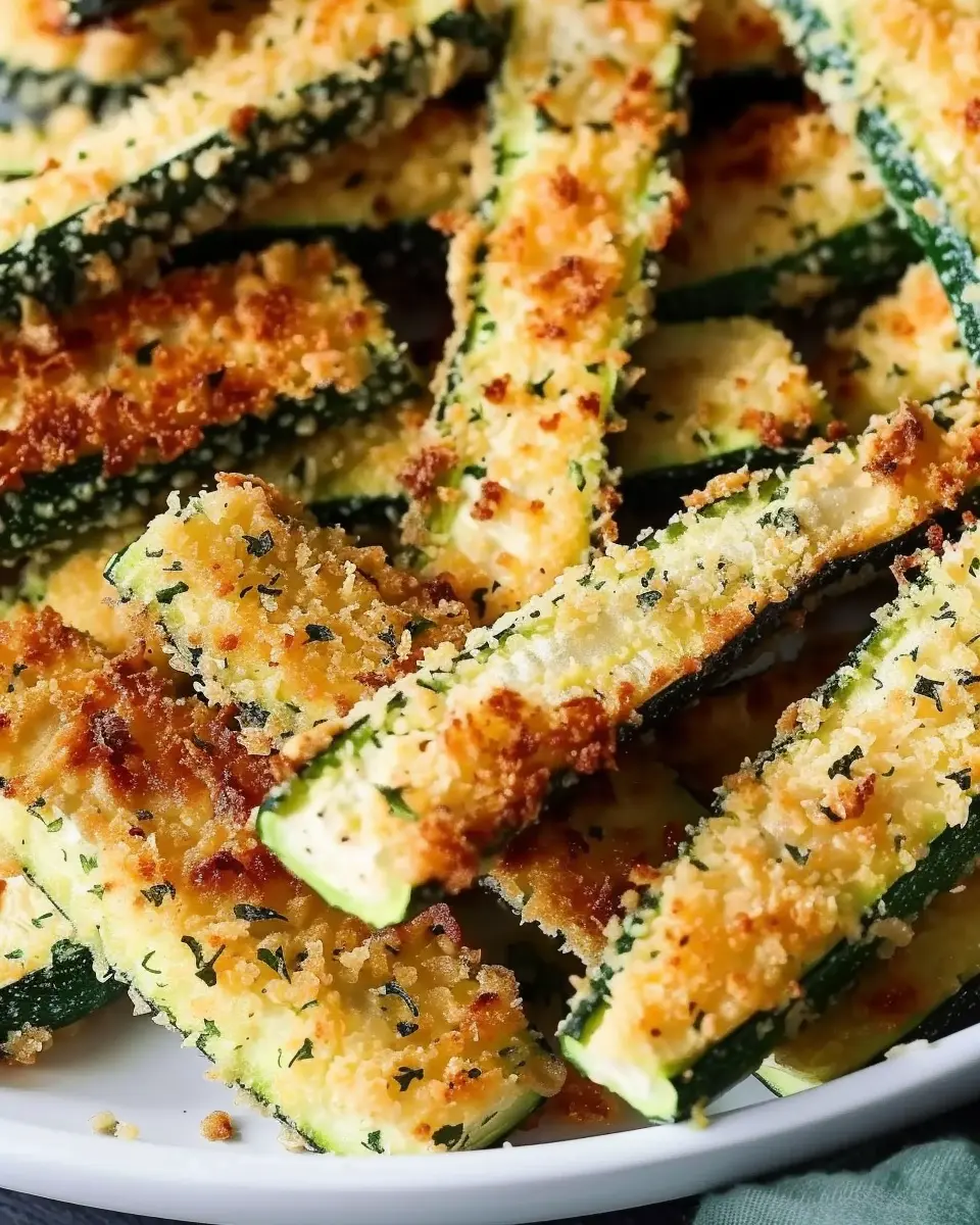 Easy Air Fryer Zucchini Fries: Crispy Garlic &amp; Parmesan Delight