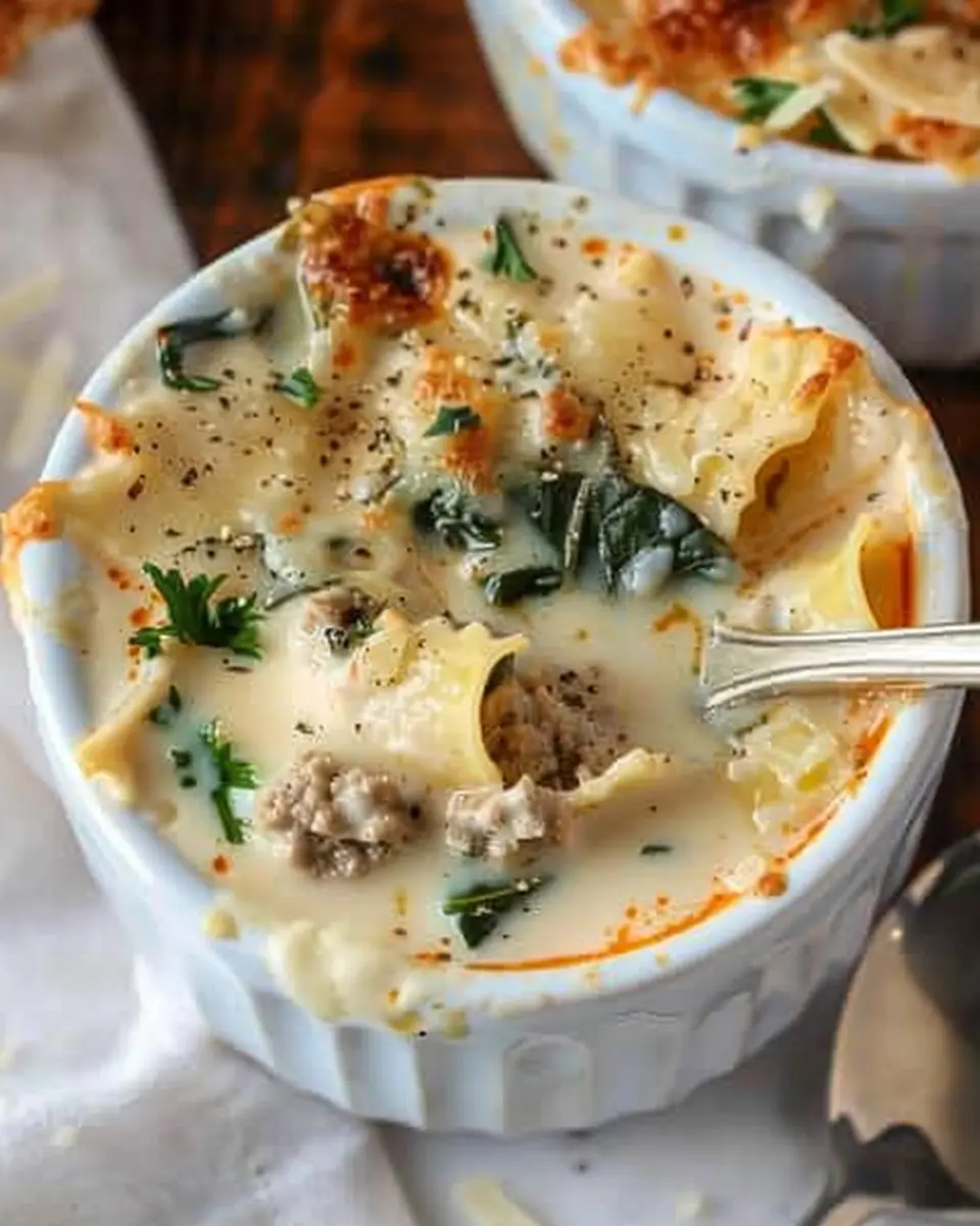 White Lasagna Soup: Easy &amp; Indulgent Comfort Food Upgrade