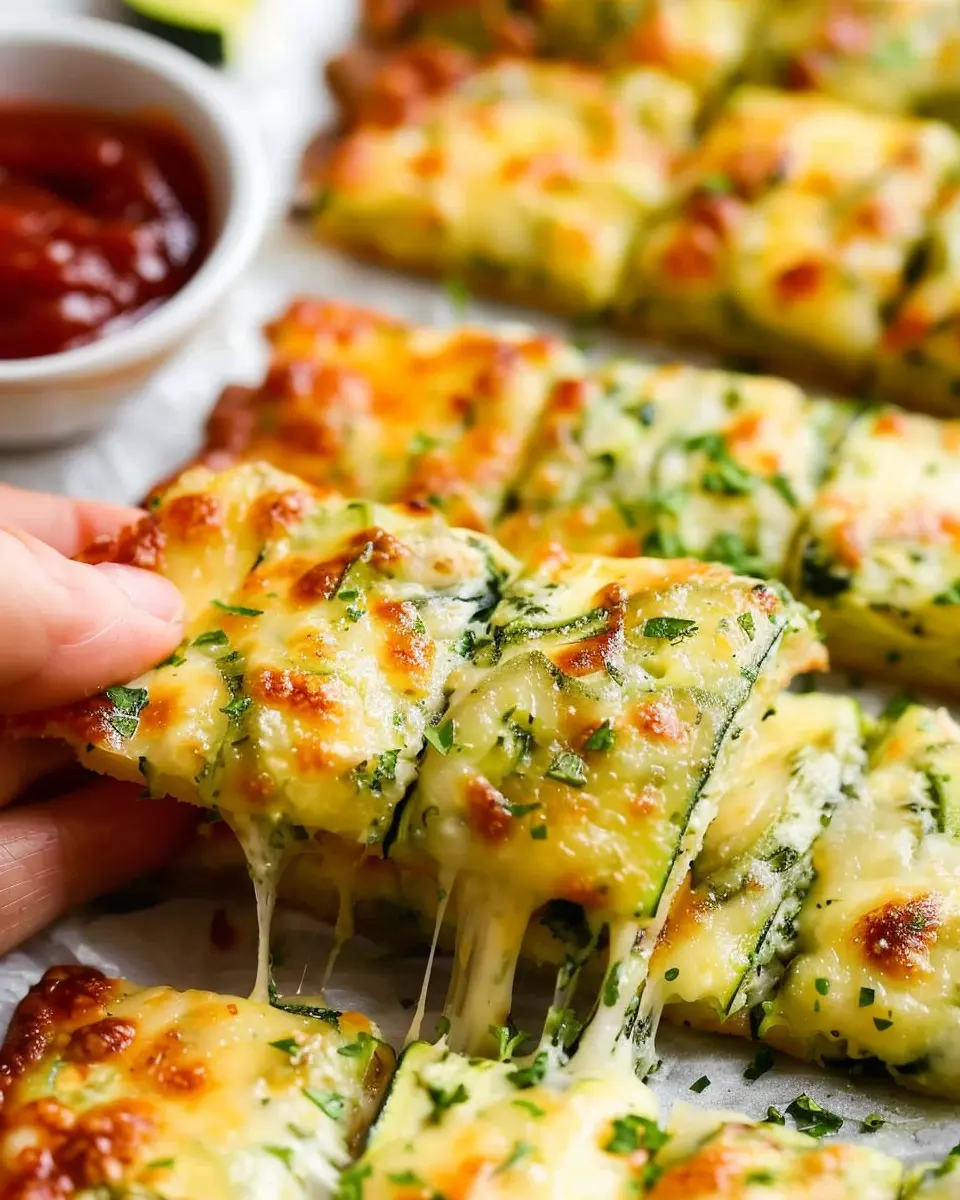 Cheesy Zucchini Breadsticks: Easy Indulgence for Home Cooks