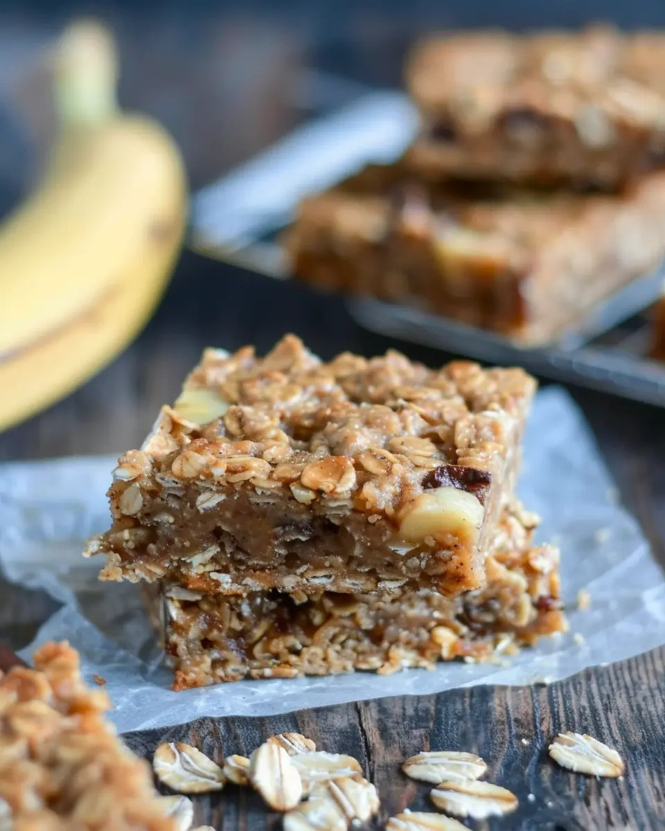 Easy Banana Oat Bars: The Best Healthy Snack for Any Craving