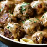 Easy Swedish Meatballs in Sauce