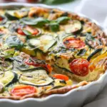 Crustless Garden Vegetable Quiche