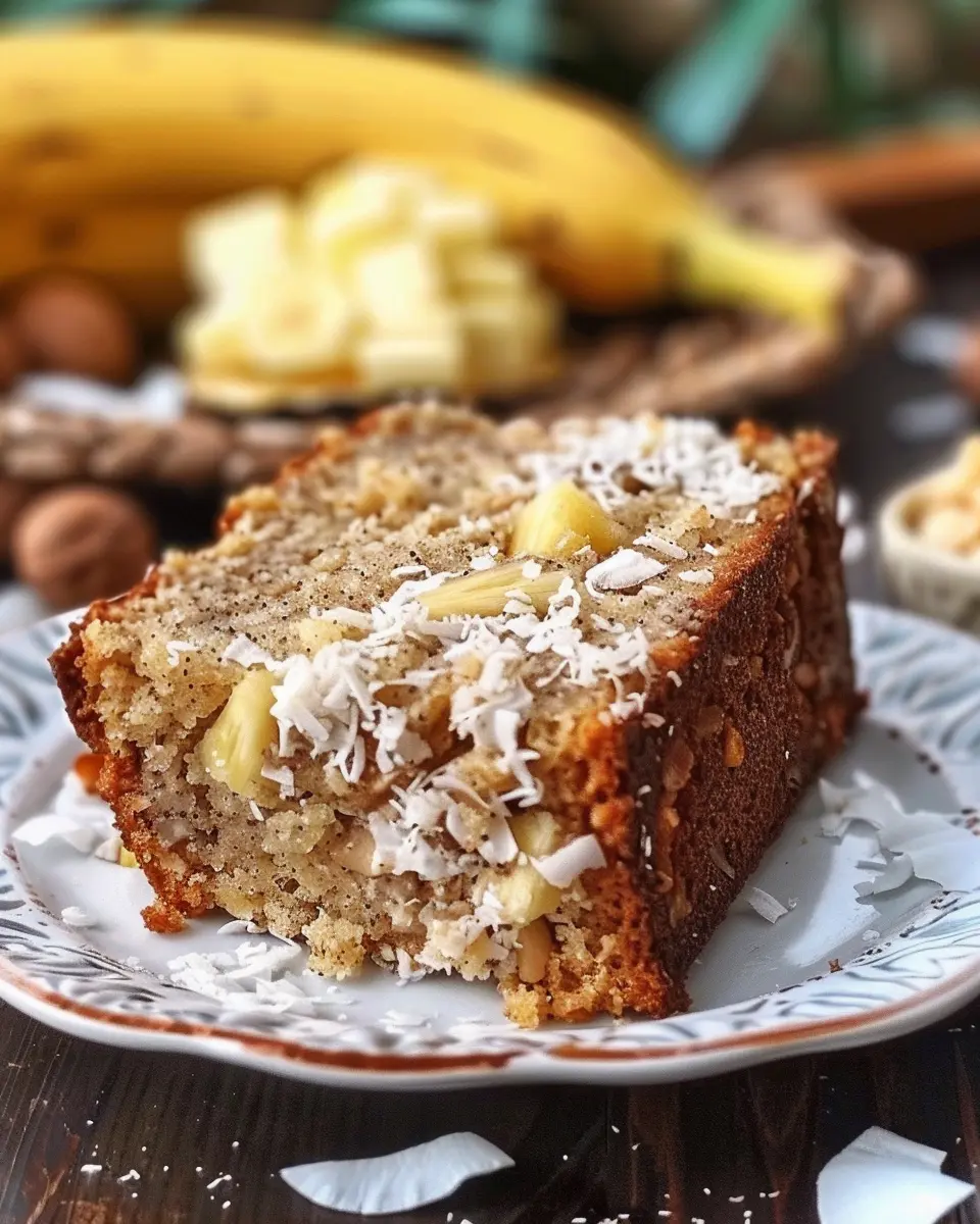 Hawaiian Banana Bread with Pineapple: Easy Twist with Coconut &amp; Macadamia Nuts