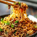 Asian Ground Beef Noodles
