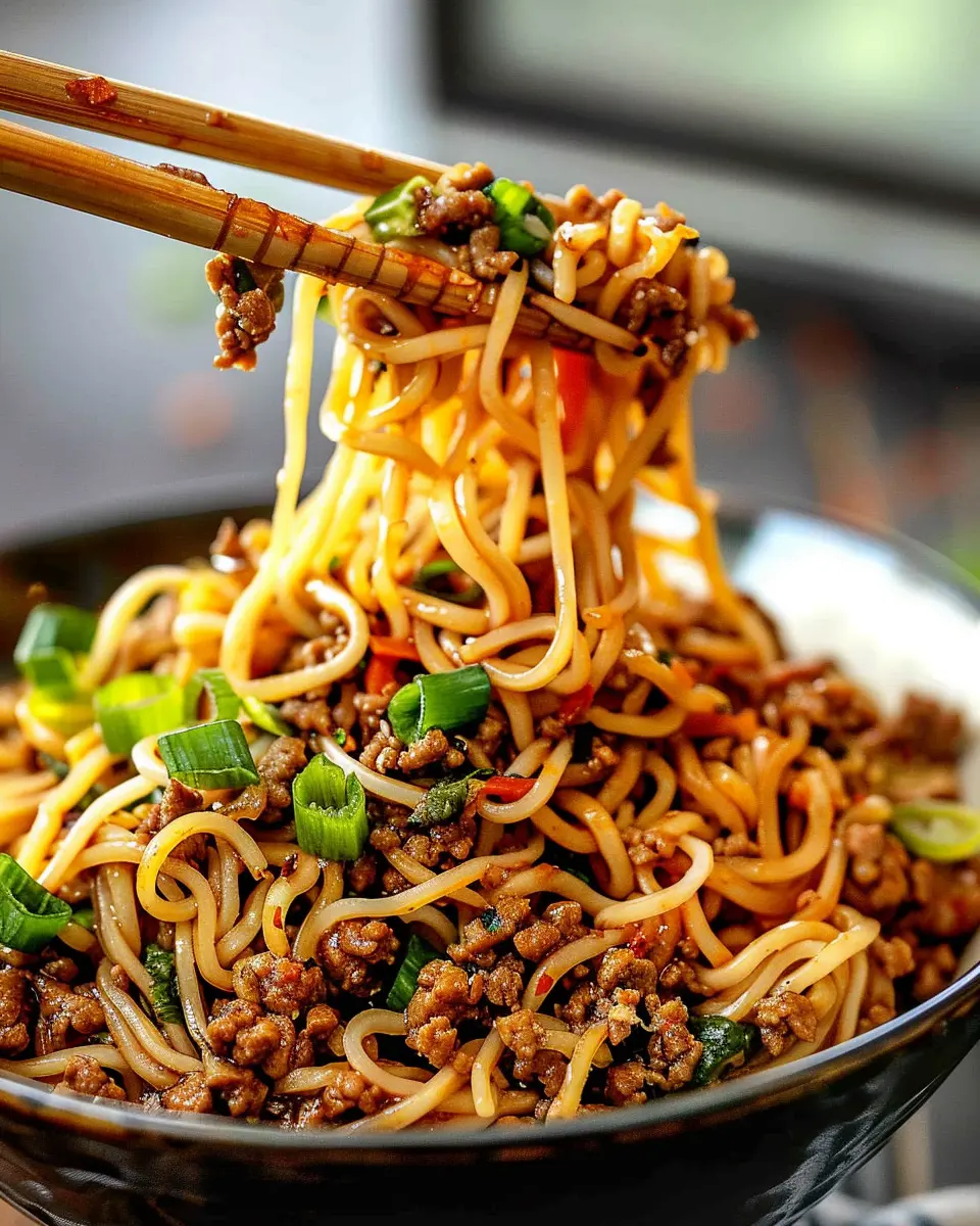 Asian Ground Beef Noodles: Easy and Flavorful Weeknight Delight