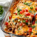 Easy Chicken Burrito Casserole
