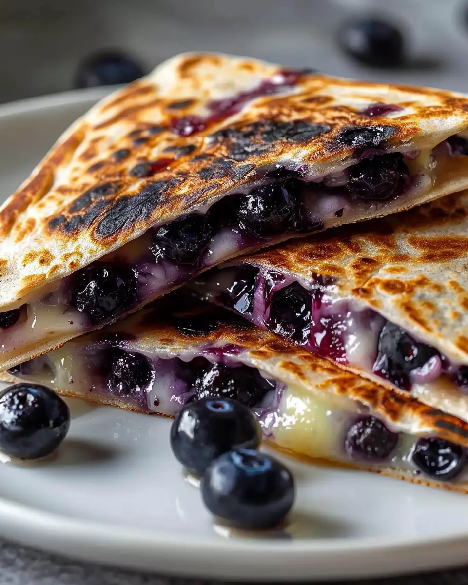 Blueberry Breakfast Quesadilla: Easy and Indulgent Morning Delight