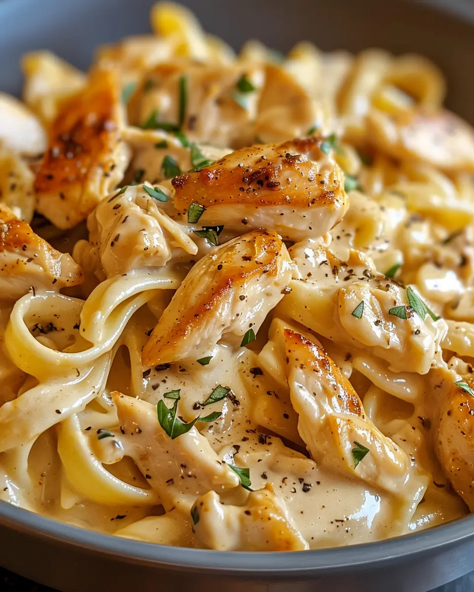 Creamy Cajun Chicken Pasta with Turkey Bacon: A Comforting Delight