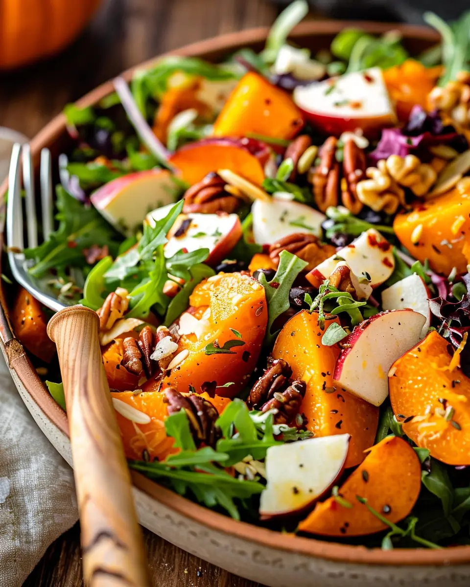 Fall Harvest Salad with Apple and Butternut Squash: Easy and Delicious