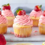 Strawberry Lemonade Cupcakes