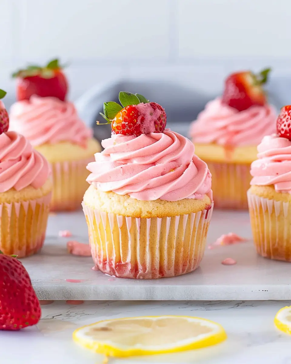 Strawberry Lemonade Cupcakes: Easy, Refreshing Treats for Summer