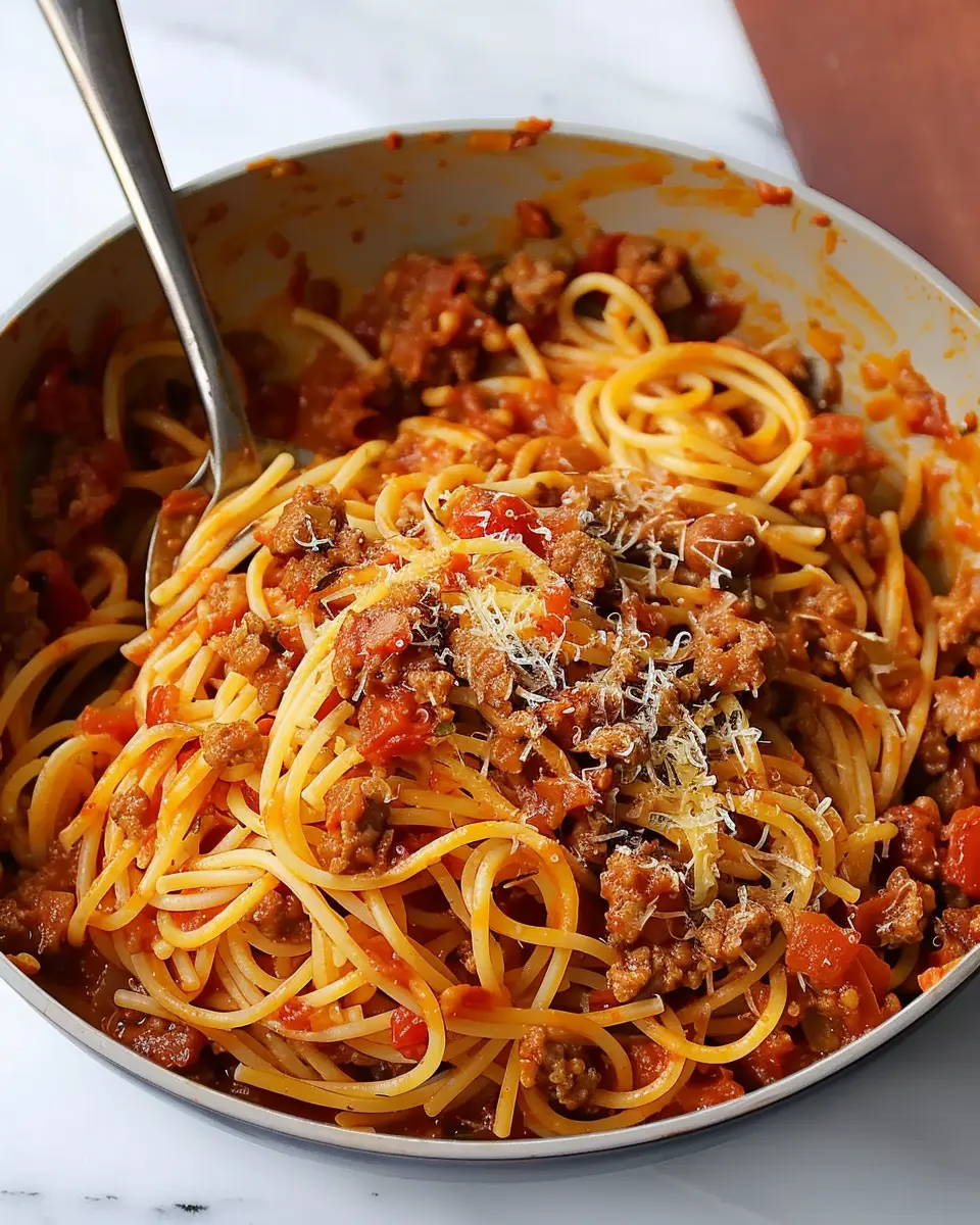 Camp David Spaghetti with Italian Sausage: A Cozy Dinner Delight