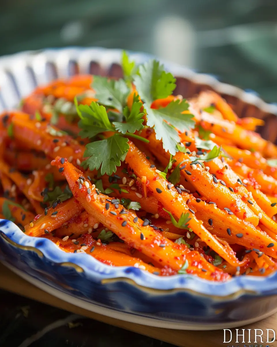 Spicy Korean Carrots: The Best Flavorful Side for Any Meal