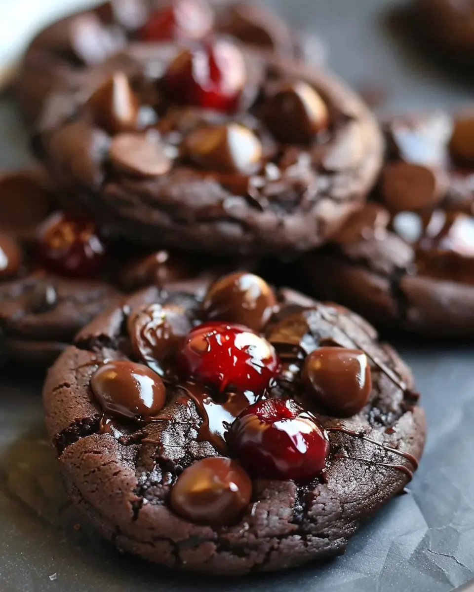 Chocolate Cherry Cookies: Indulgent Treats for Your Sweet Tooth