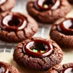 Chocolate Thumbprint Cookies