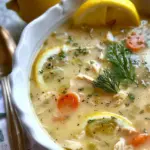 Greek Lemon Chicken Soup
