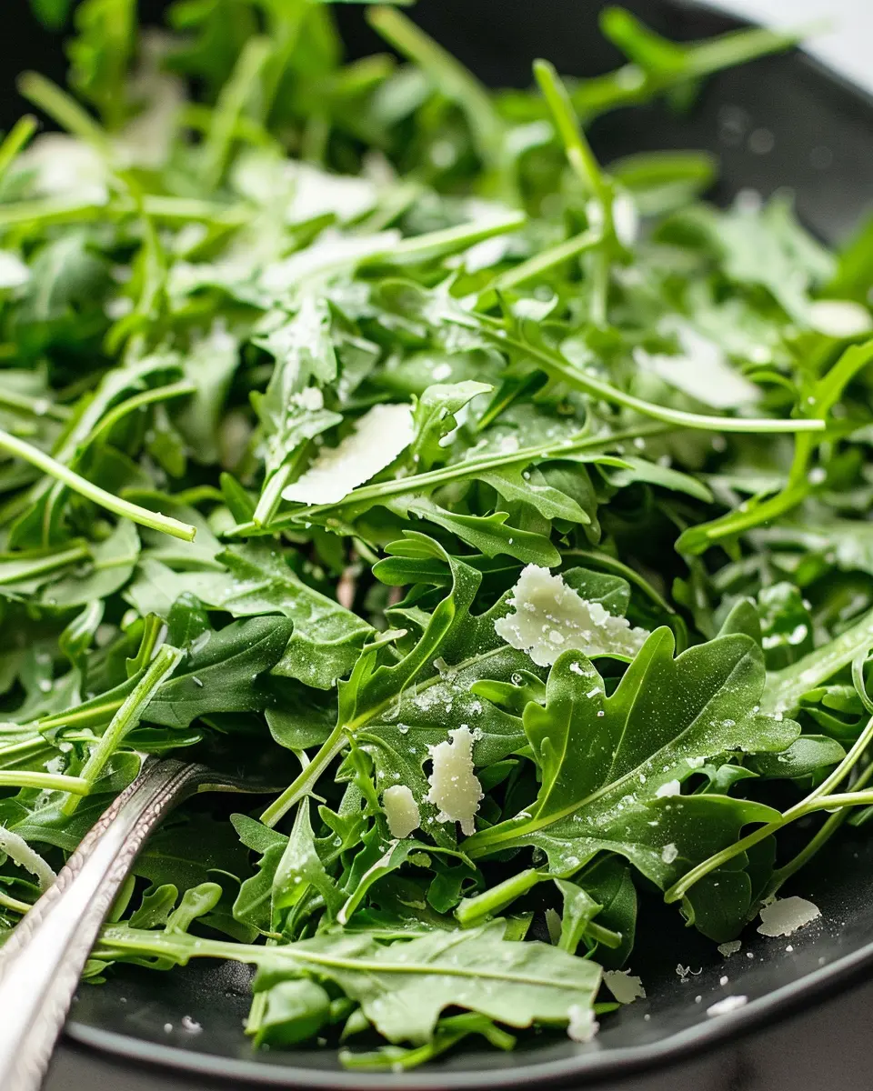 Super Simple Parmesan Arugula Salad: Fresh &amp; Flavorful Delight