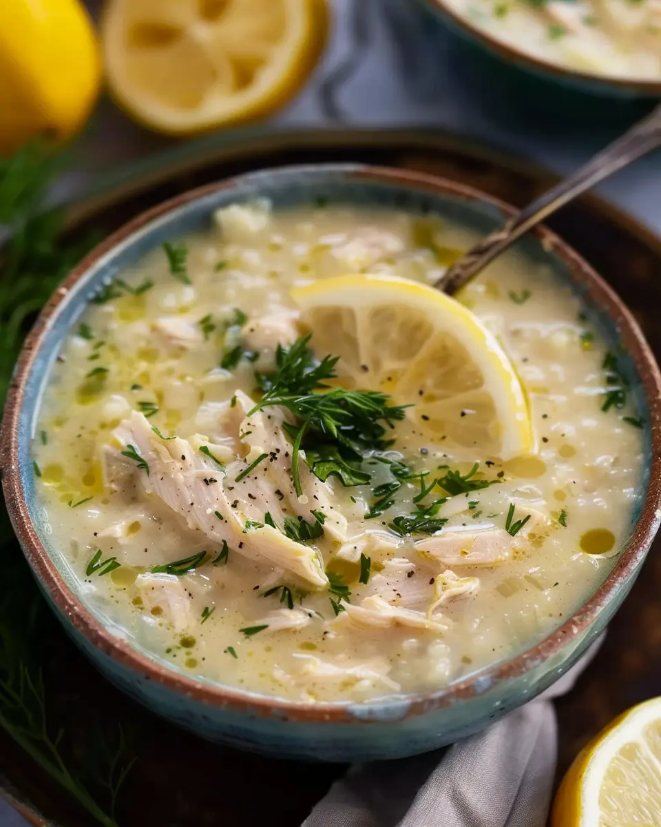 Avgolemono Soup: A Comforting Twist with Turkey Bacon and Chicken Ham