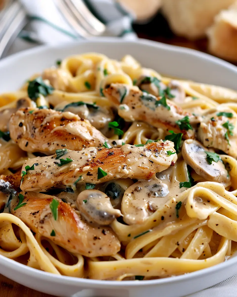 Olive Garden Copycat Chicken Marsala Fettuccine: Easy Delight at Home