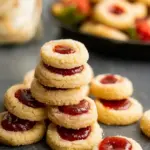 Strawberry Thumbprint Cookies