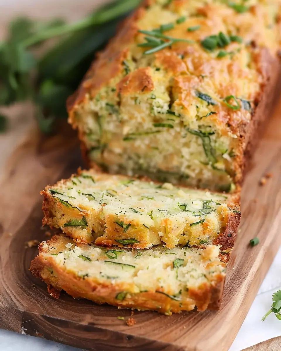 Savory green onion and cheddar zucchini bread: A delightful twist