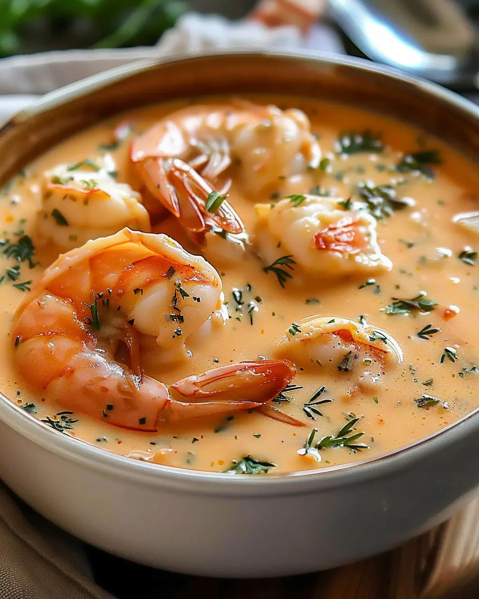 Creamy Crab and Shrimp Seafood Bisque: A Cozy Culinary Escape