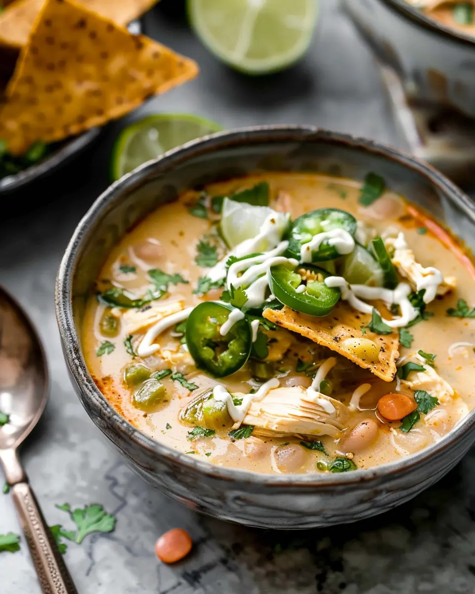 White Chicken Chili: Easy Comfort Food with Turkey Bacon Twist