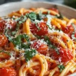 TOMATO GARLIC PASTA QUICK EASY