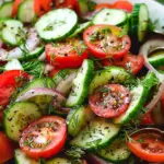 Dilled Cucumber and Tomato Salad