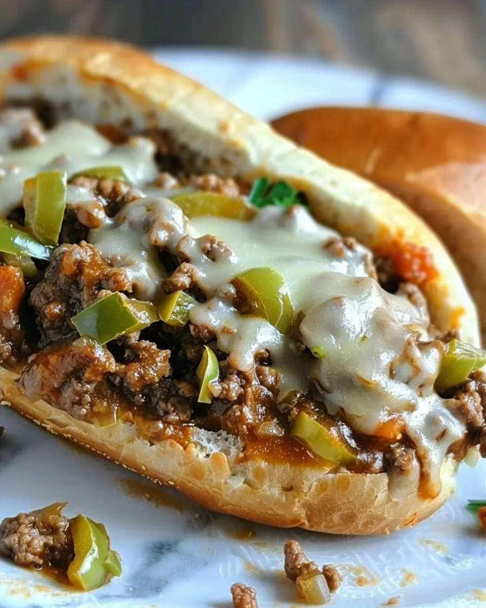 Philly Cheesesteak Sloppy Joes: A Juicy Twist with Turkey Bacon