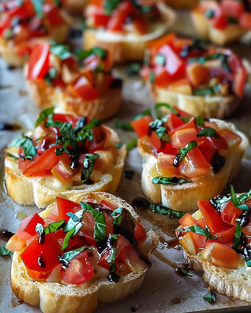 Cheesy Bruschetta Bites: The Best Turkey Bacon Appetizer Delight