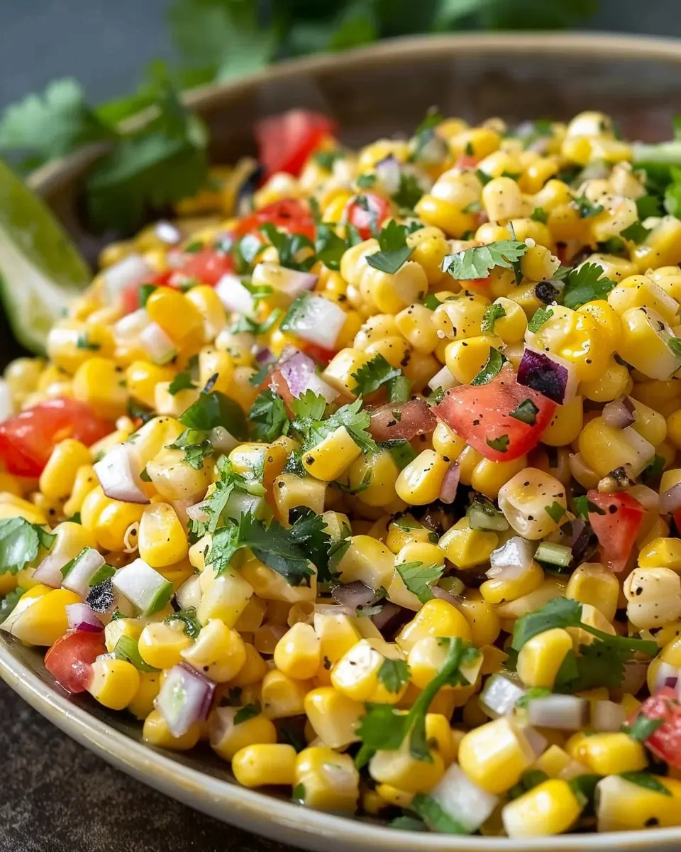Mexican Street Corn Salad: A Juicy Twist with Turkey Bacon