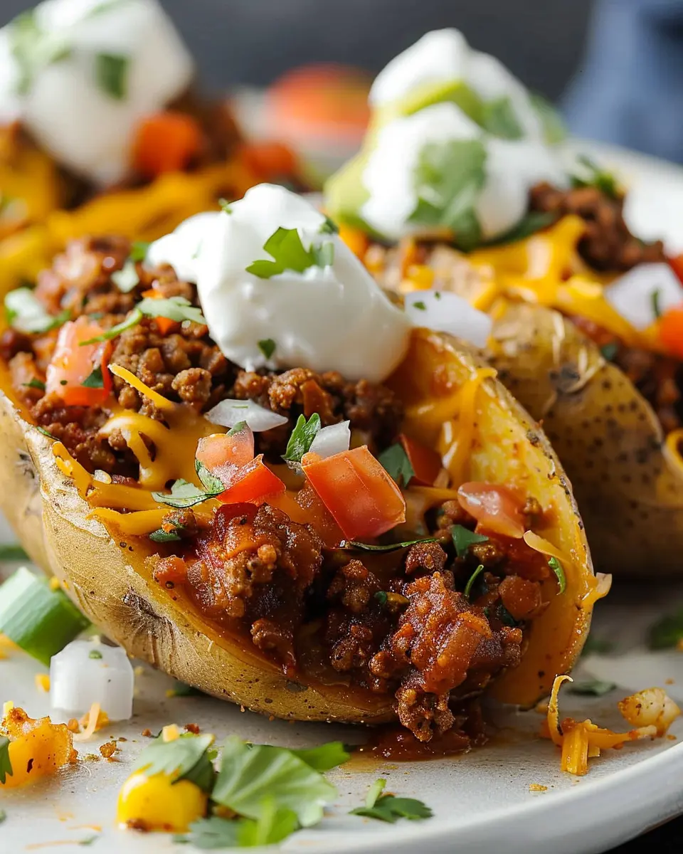 Taco Potatoes: Easy, Indulgent Recipe with Turkey Bacon Delight